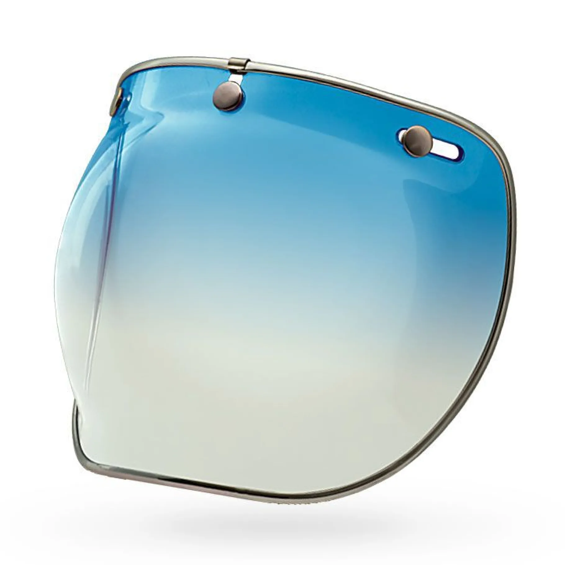 Shields-Bell Helmets 3-Snap Bubble DLX Shield Ice Blue Gradient