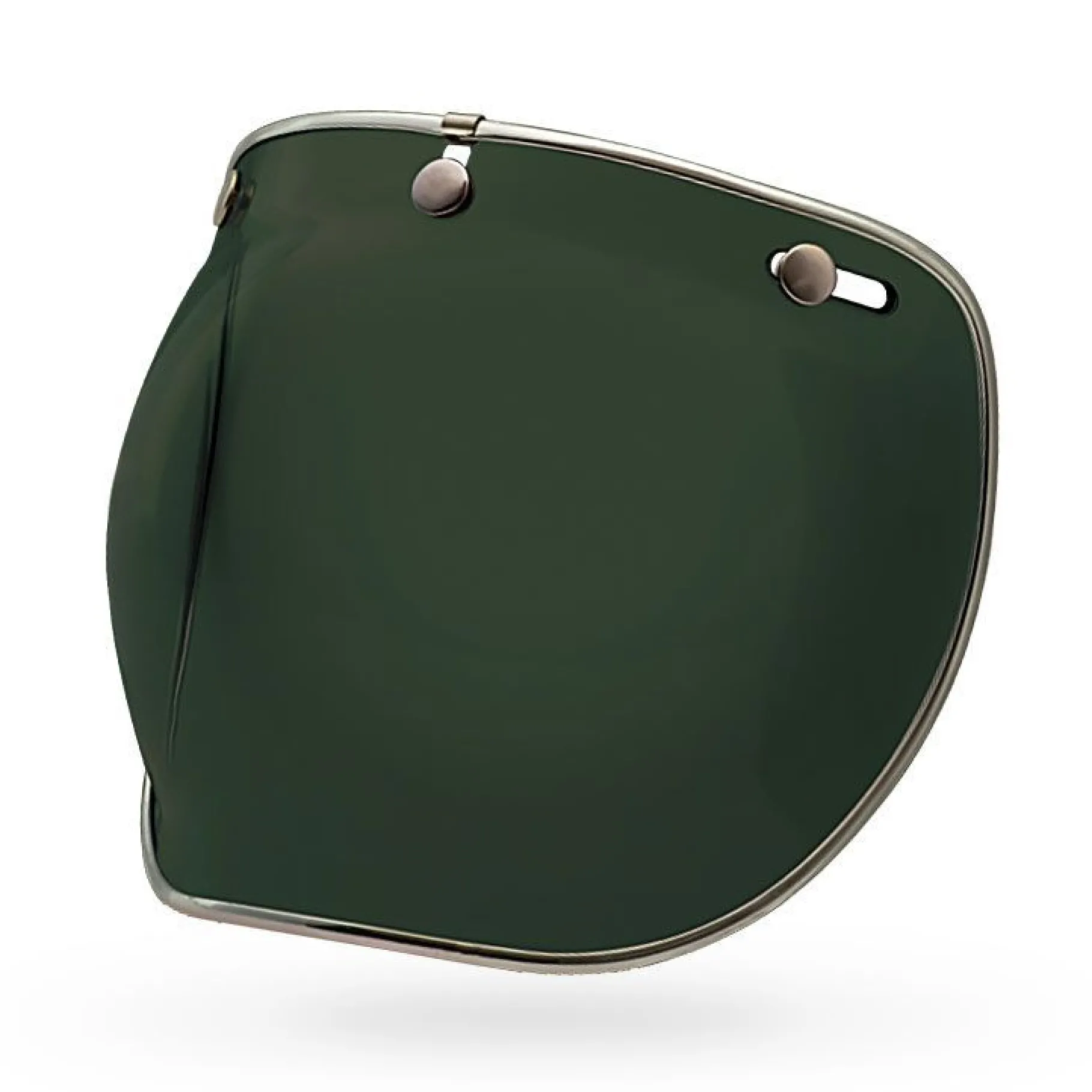 Shields-Bell Helmets 3-Snap Bubble DLX Shield Wayfarer Green