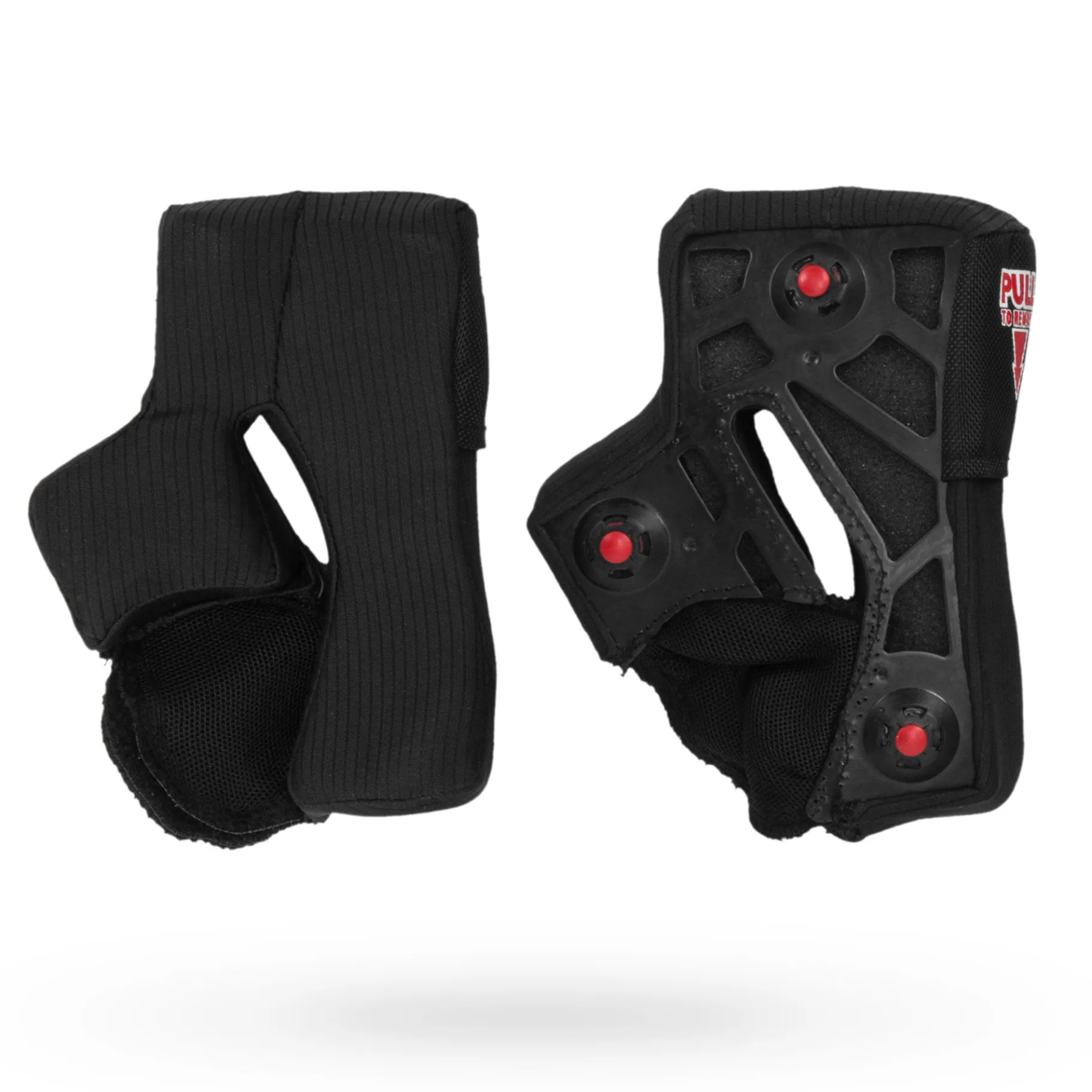 Spare Parts-Bell Helmets Star Cheek Pads Black