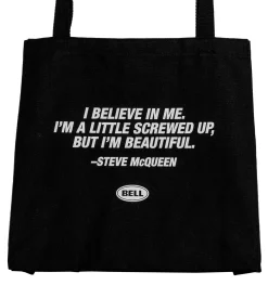 Apparel & More-Bell Helmets Steve McQueen Believe Tote Bag Black