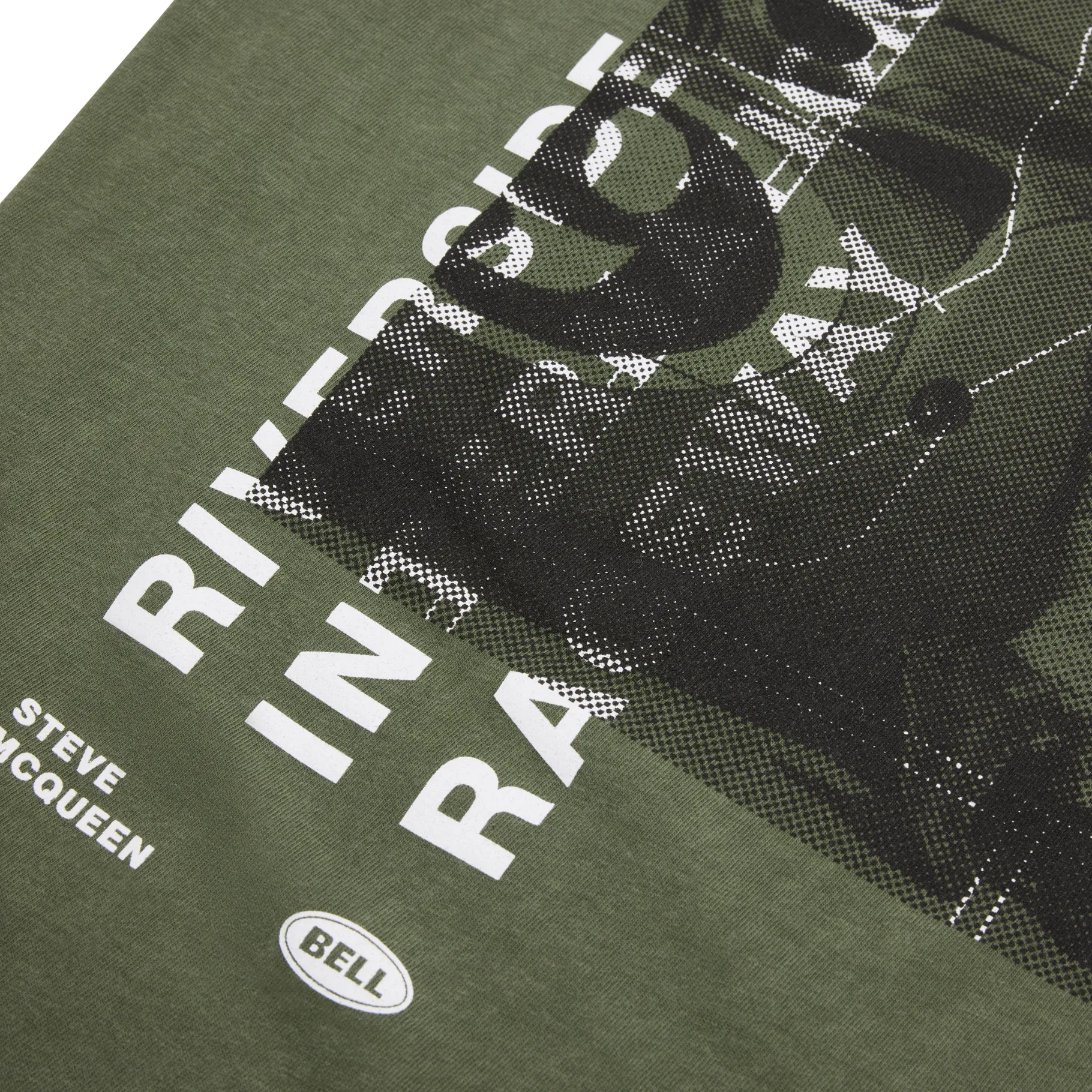 Apparel & More-Bell Helmets Steve McQueen Riverside Short Sleeve T-Shirt Green