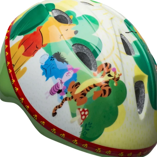 Kids & Youth-Bell Helmets Winnie the Pooh Green