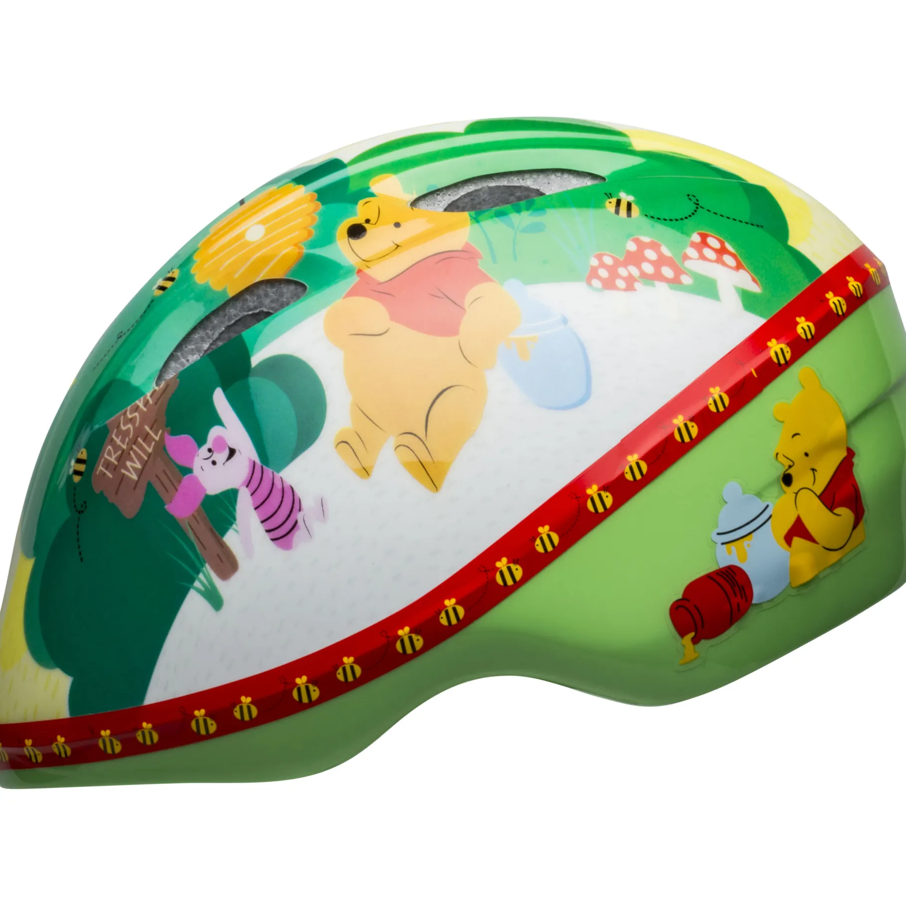 Kids & Youth-Bell Helmets Winnie the Pooh Green